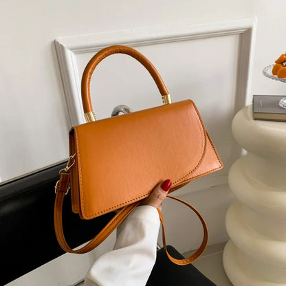 Texture Small Bag for Women, New Trend This Year Solid Color Crossbody Bag, Fashionable Hand-held Small Square Bags Trend