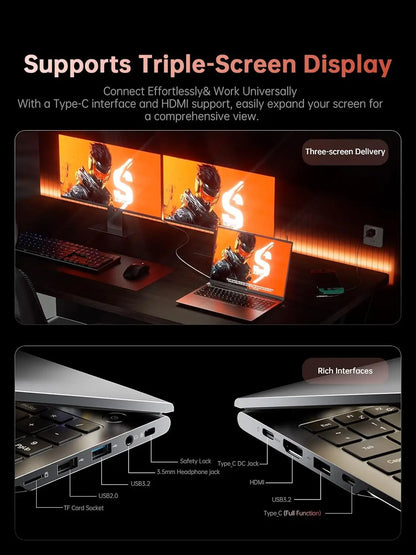 ACEMAGIC 16Inch Gaming Laptop AMD Ryzen 9 6900HX 16GB LPDDR5 512GB NVMe SSD FHD IPS Display Radeon 680M Graphics WiFi6 BT5.2