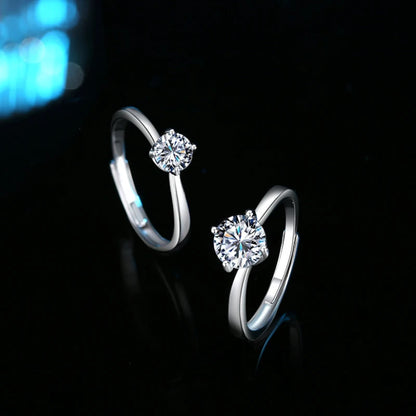 Moissanite Women's Ring Real 925 Sterling Silver D Color Shining Ring With Certificate Proposal Luxury Jewelry Gift