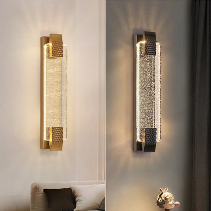 Modern Luxury Crystal Wall Lamp Bedroom Bedside Corridor Stairway Hallway Restaurant Kitchen Background Wall Led Light Sconce