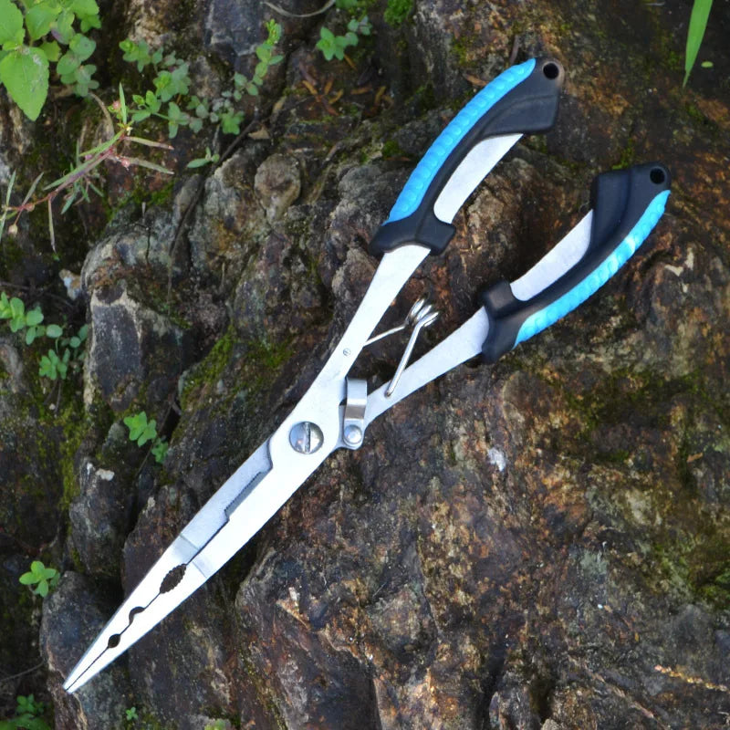 Fishing Pliers - Multifunctional Hook Remover, Line Cutter & Ring Opener