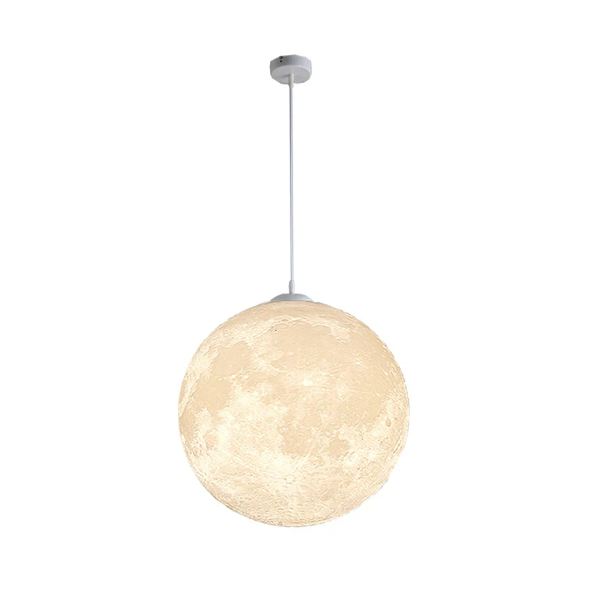 Full Moon Chandelier Pendant Light LED Lamp for Living Dining Room Bedroom Bar Table Lights Hanging Lighting Fixture
