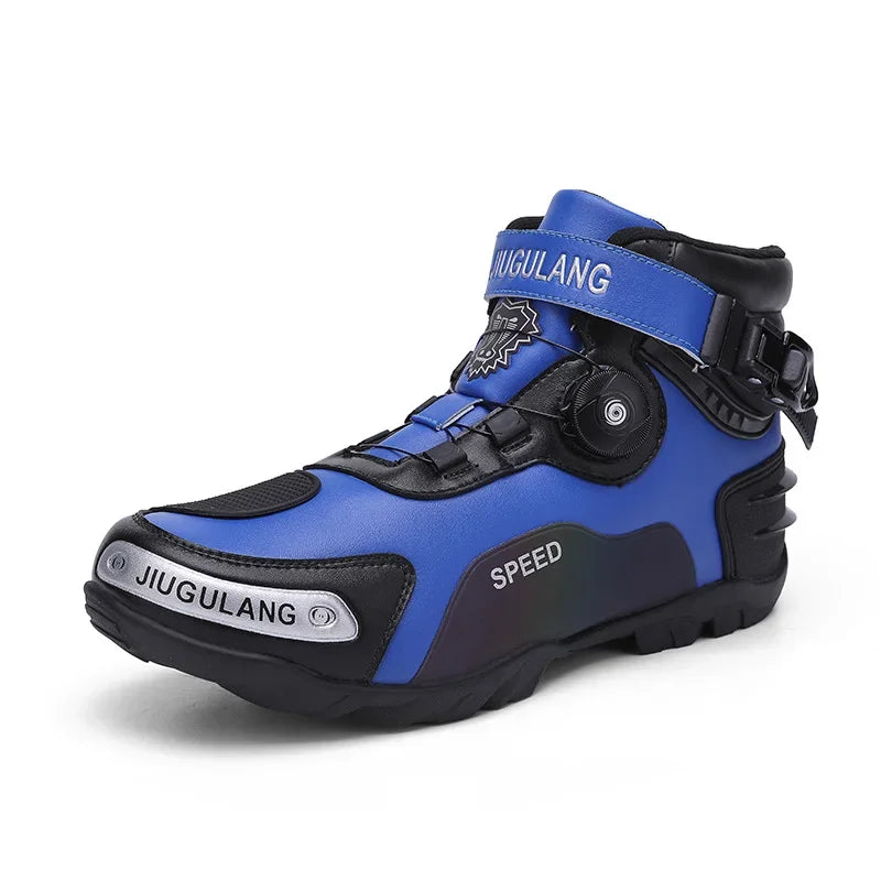 Motorcycle Boots Men Motocross Safety Protection Shoes Accessories Off-Road Racing Waterproof Anti Slip Short Boot motorcycles