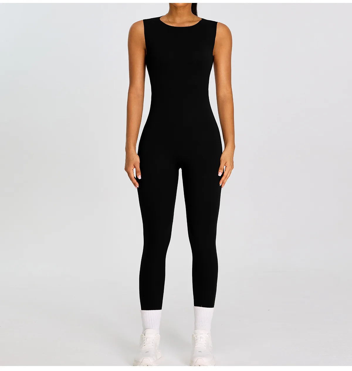 Summer Women Sleeveless Back Hollow Jumpsuit Fitness Sport Bodysuit Yoga Clothing Female Breathable Gym Overalls Workout Clothes