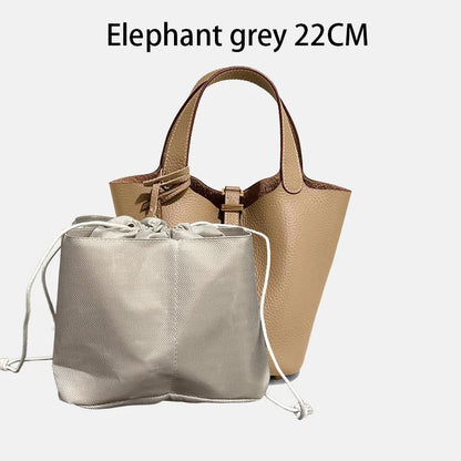 Women Bags Handbags Bucket Bag 18/22 Big Small Fashion Tote Bag Genuine Leather Luxury Quality Designers Lady Hand Bags