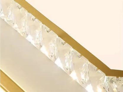 Luxury Living Room Lights Lustre Home Decoration LED Ceiling Lamp Modern Square Acrylic Gold Hall Bedroom Dining Room Fixtures
