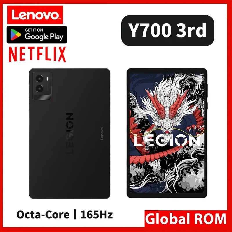 Lenovo LEGION Y700 3rd Snapdragon 8 Gen 3 2.5K 6550mAh LCD Screen 2560*1600 8.8-inch 165Hz 68W Charging Android 14