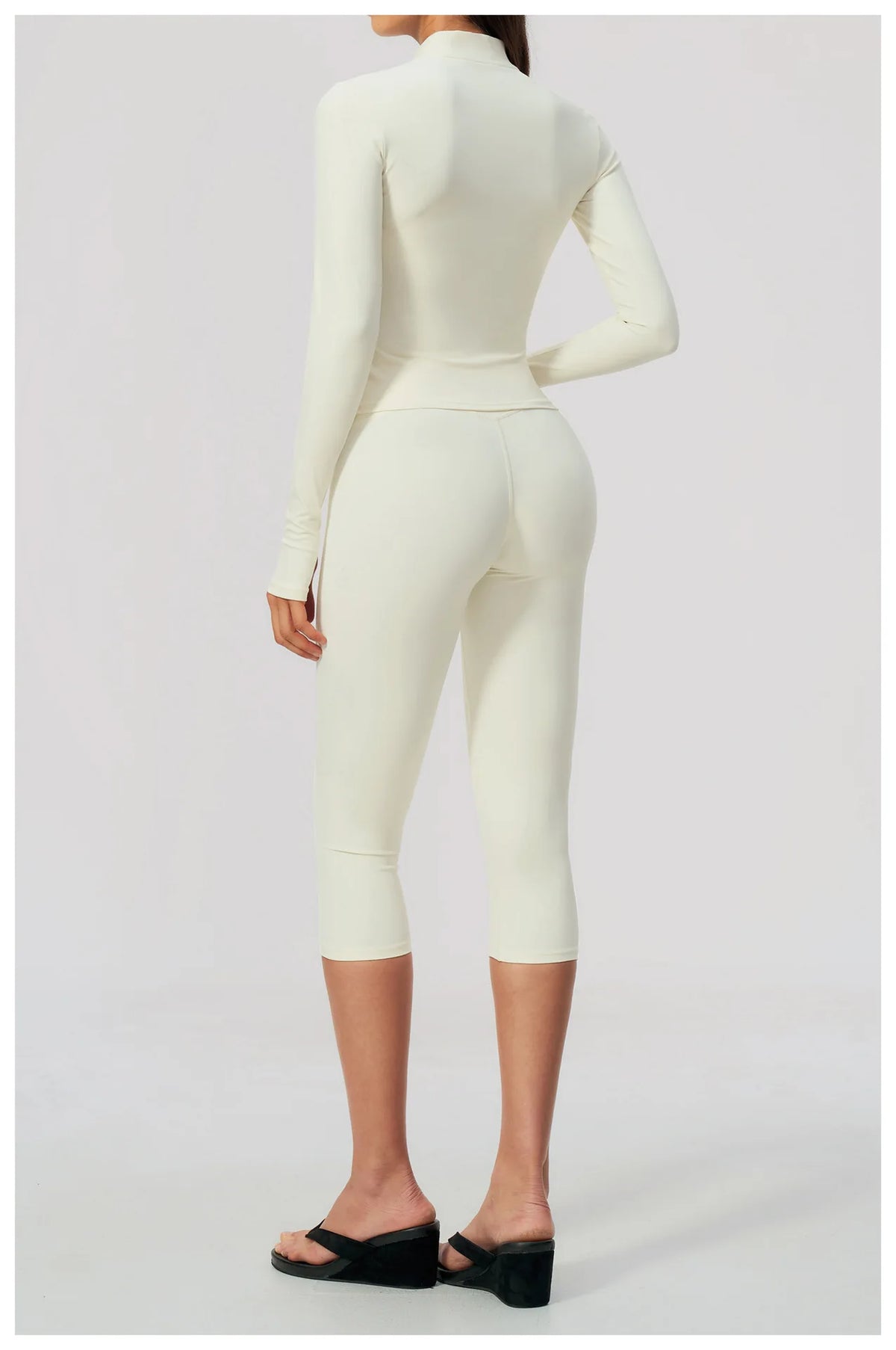 Yoga Set 3PCS Women's Tracksuit Workout Outfit Zipper Fitness Long Sleeved Sports Set Gym Clothes Female Sports Bra Yoga Outfits