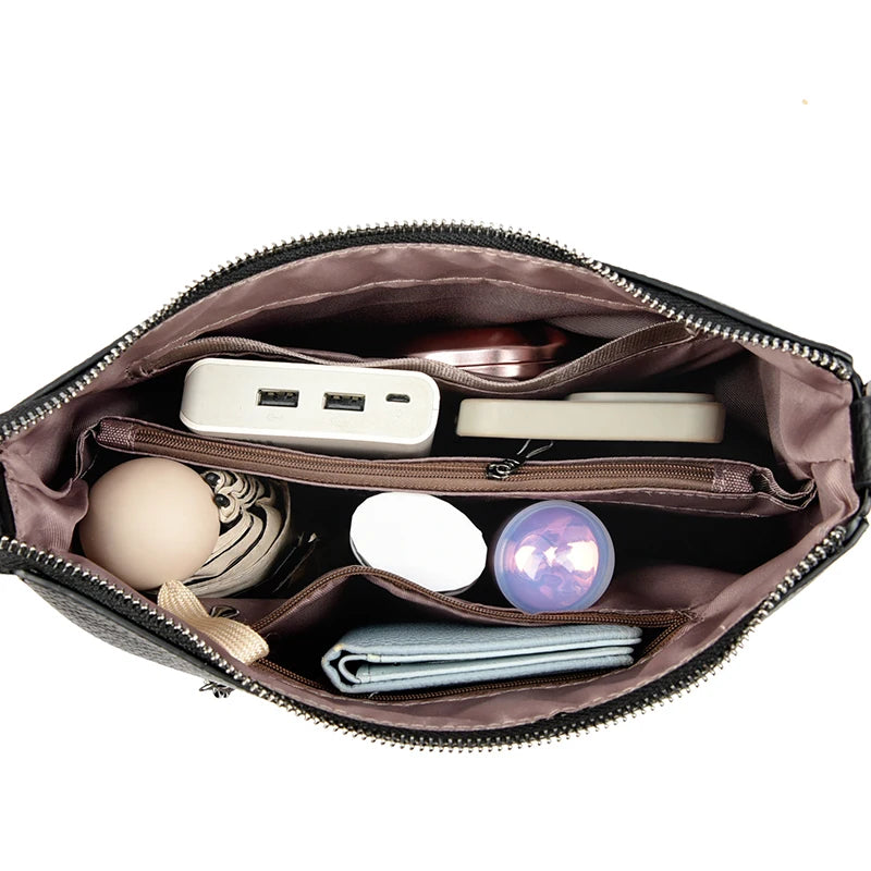 Luxury Leather Large Capacity Handbags Women Bags Designer Tote Bag Shoulder Crossbody Sac Ladies Shopping Messenger Bags