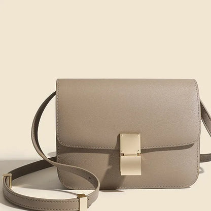 Luxury Designer Tofu Bags Square Bag One Shoulder Crossbody Bag Fashion Handbags Top Quality Genuine Leather Women's Bag Chic