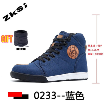 New Arrival Moto Boots Men Motobiker Shoes Motocross Boots Anti Fall Riding Boots for Road Racing Parkour Shoes Knight Equipment
