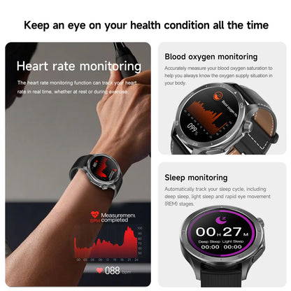 2025 New For OPPO Watch X2 GPS Smart Watch Men High-end Business Men Bluetooth Call IP68 Waterproof Fitness Tracker Smartwatches