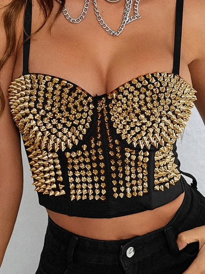 Sexy Party Corset Tops Woman Tank Streetwear Camis Bustier Fashion y2k Crop Top Women Clothes Summer Club Shirt Ladies Bra Blusa