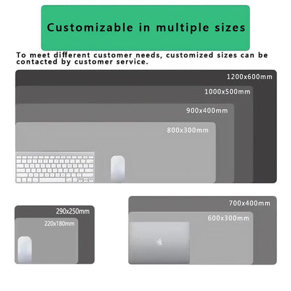 Gaming Mouse Pad Black And White Rubber Office Computer Mouse Mat Hollow Knight Anime Big Mousepad Gamers Desk Keyboard Mats