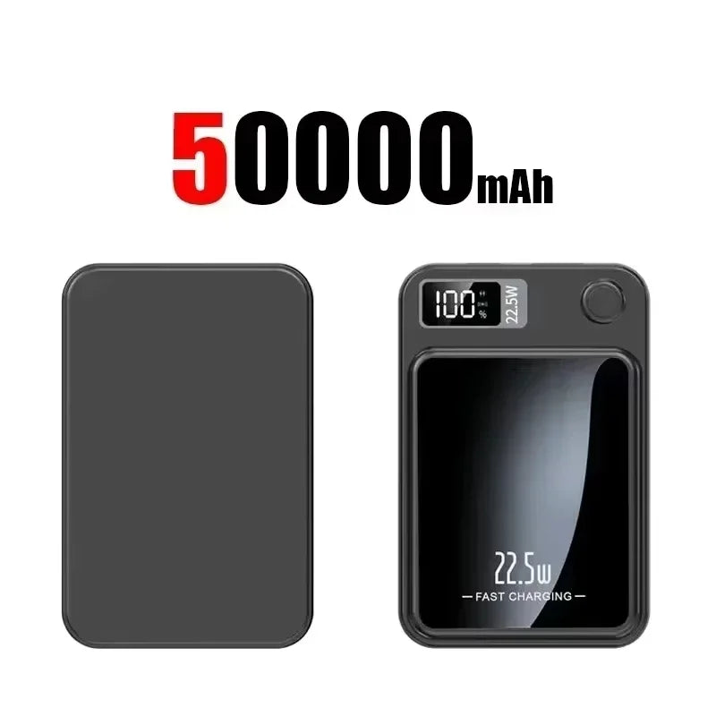 Lenovo PD22.5W Fast Charging Magnetic Wireless 500000mAh Large Capacity External Battery Power Bank For iPhone Samsung