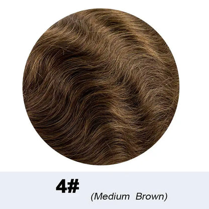 Toupee French Lace In Front Wigs For Man Mono Lace Men's Hair Prosthesis Men's Wigs Human Hair Mono PU Wig Male Hair Prosthesis