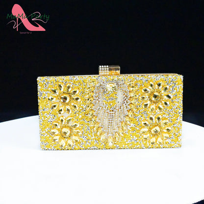 2025 Fashion Style Nigerian Ladies Lovely Shoes and Bag to Match Set in Gold Color Specials Pumps for Dress