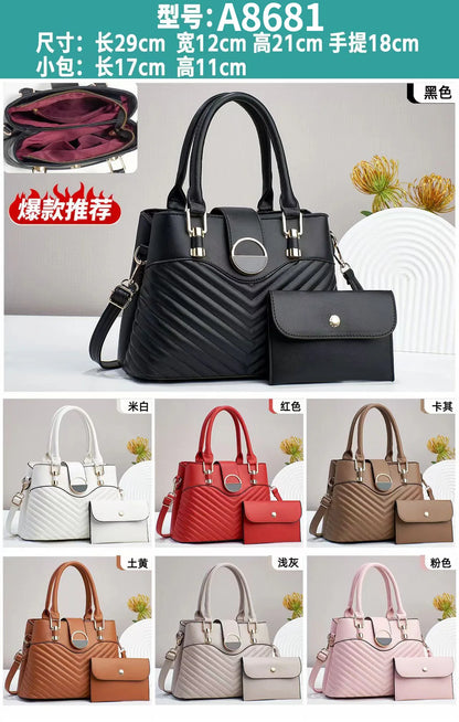 Women's Large Capcity Handbag Purse Crossbody Bags for Female 2024 Luxury Design Casual Tote Bags Soft Leather Shoulder Sac