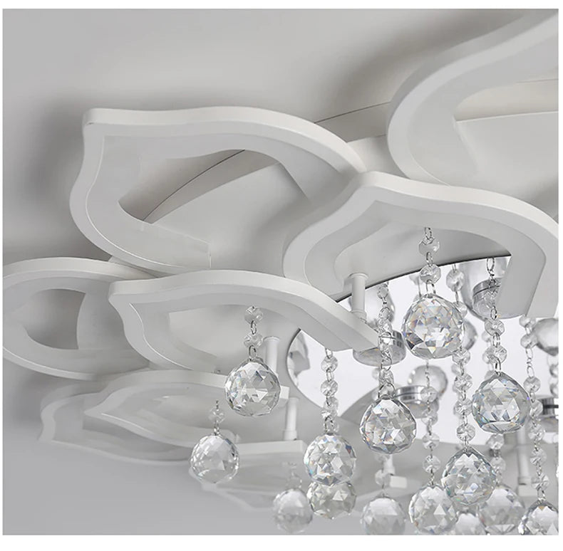 Modern Crystal Chandelier Ceiling Chandeliers For Living Room Lamp Bedroom Kitchen Lustre Indoor Lighting LED Fixtures Lights