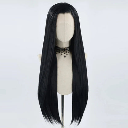 Charisma Synthetic Lace Front Wig Long Silky Straight Hair Heat Resistant Hair Synthetic Wigs For Women Ginger Blonde Wig