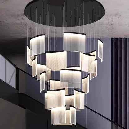 Modern home decor led lights pendant light lamps forstaircase Chandeliers for living room hanging light indoor lighting