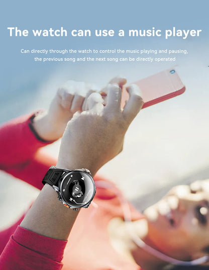4G Network Smart Watch Google Play Maps 1.95-inch 3D SIM Card Download APP Camera GPS WIFI NFC Call Android Men Women Smartwatch