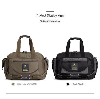 Men's Travel Bag Folding Oxford Cloth Bag Protects Portable Waterproof Shoulder Leisure Bags