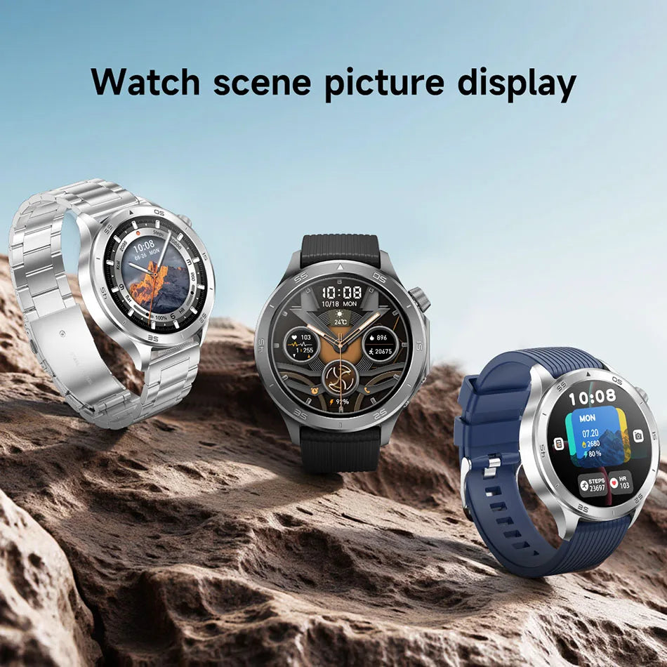 2025 New For OPPO Watch X2 GPS Smart Watch Men High-end Business Men Bluetooth Call IP68 Waterproof Fitness Tracker Smartwatches