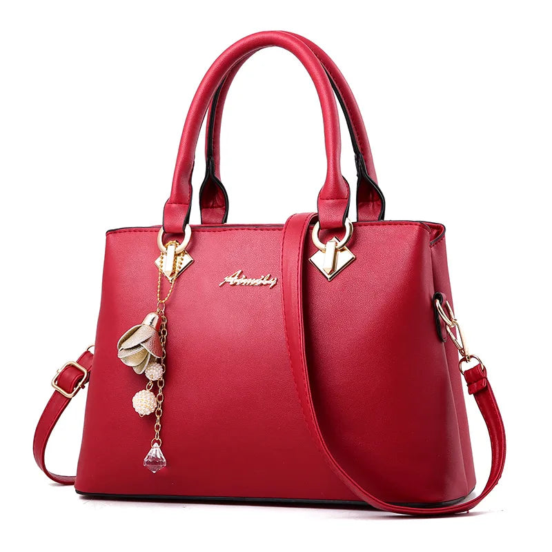 Luxury Handbags Women Bags Designer High-quality Leather Shoulder Bags for Women 2025 Casual Solid Color Purse and Handbags Sac