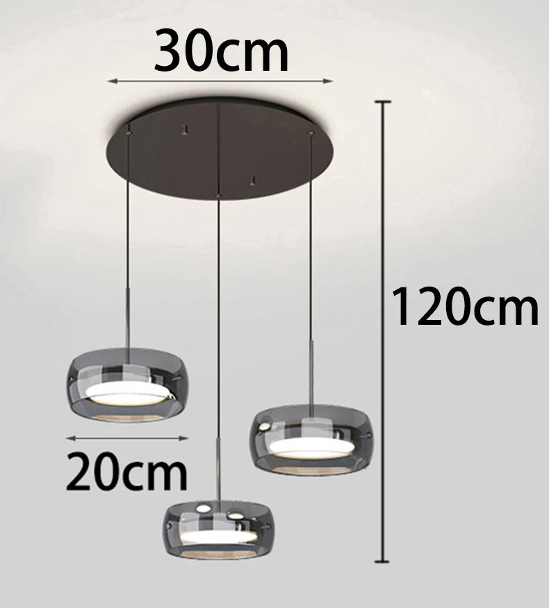 Modern home decor led lights pendant light lamps forstaircase Chandeliers for living room hanging light indoor lighting