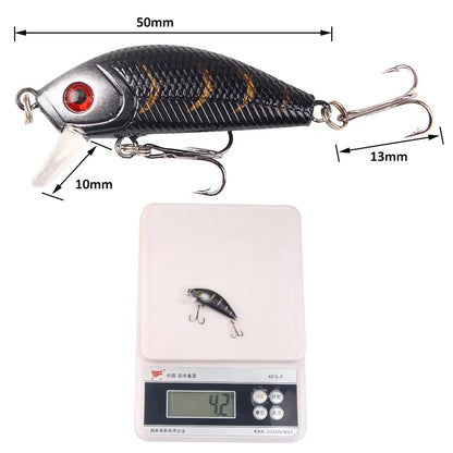 Cross-border Luya bait simulation bait 5cm/4.2g Mino rock simulation hard bait fake bait sea fishing freshwater, fishing gear