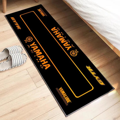 Yamaha Garage Mat Racing Motorcycle Carpet Polyester Moto Display Motorcycle Mat Anti-slip Home Decoration Living Room Rug