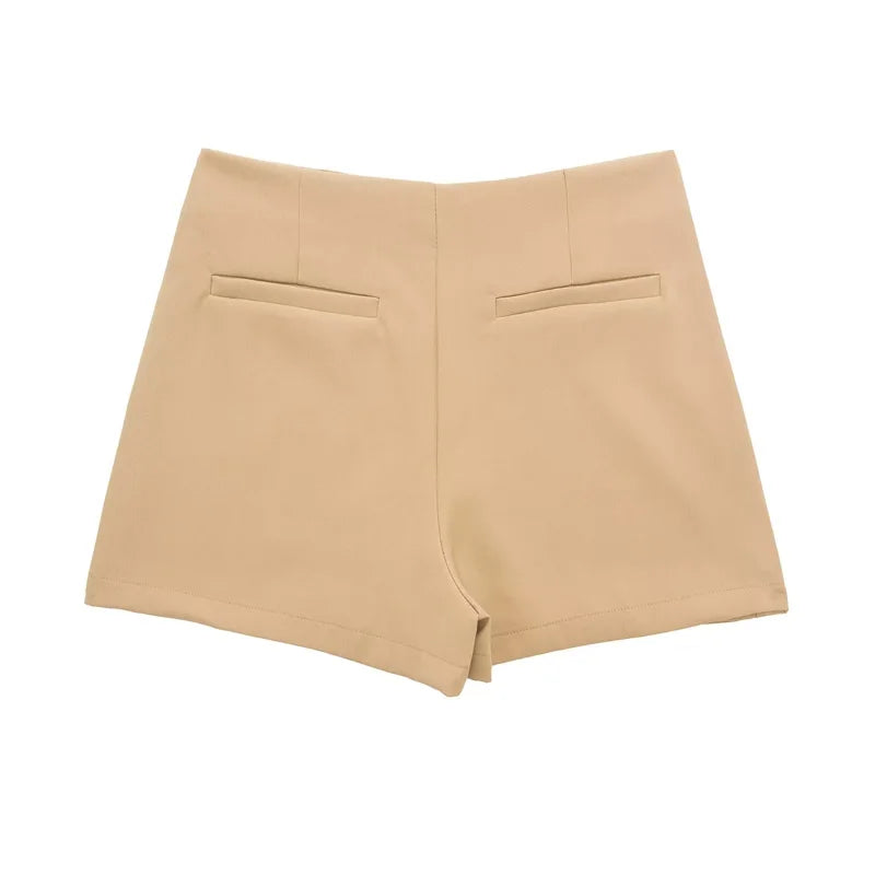 HXAO Shorts Women 2024 Black White Mini shorts Women's Shorts High waist Micro Casual Skirt Shorts Asymmetric Shorts Skirt Mujer