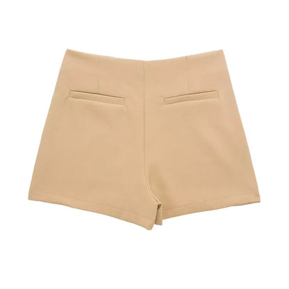 HXAO Shorts Women 2024 Black White Mini shorts Women's Shorts High waist Micro Casual Skirt Shorts Asymmetric Shorts Skirt Mujer