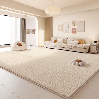 Cream Style Living Room Decoration Rug Light Luxury Rugs for Bedroom Fluffy Soft Cloakroom Carpet Household Washable Floor Mat