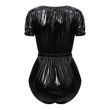 Women Men Washable Diaper Cover Sleeveless Waterproof Bodysuit Swimwear Clubwear Elderly Alzheimer Bedridden Adaptive Clothing