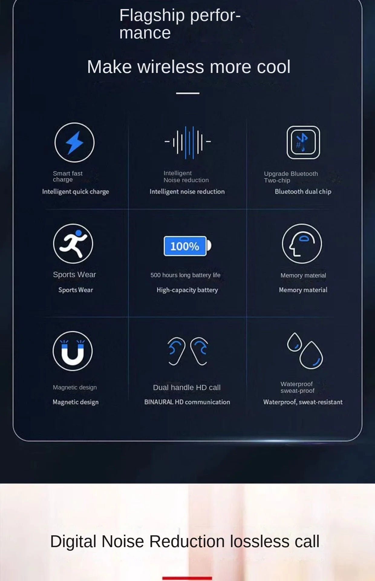 200H Music Time TWS Magnetic Wireless Headphone Neckband Bluetooth 5.2 Earphone headset Sport Waterproof Earbud MP3 player w MiC
