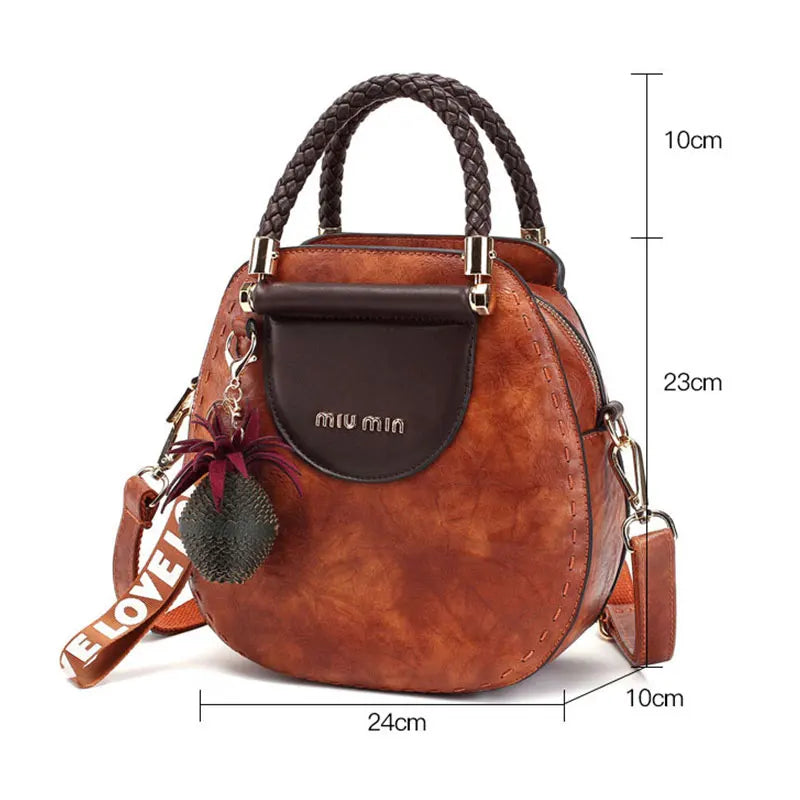 Vintage Women's Bag Luxury Designer Boston Style Women Shoulder Bag High Quality Fashion Crossbody Bags Female Handbags