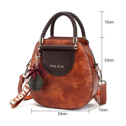 Vintage Women's Bag Luxury Designer Boston Style Women Shoulder Bag High Quality Fashion Crossbody Bags Female Handbags