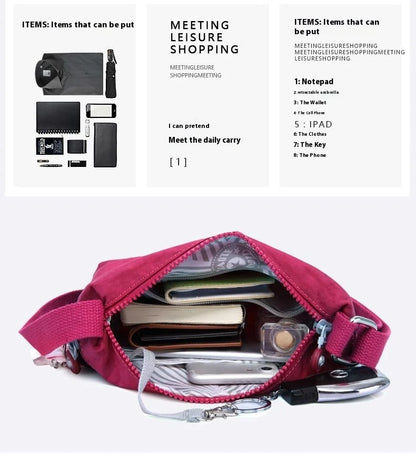 Tegaote Women Messenger Bag Nylon Women Shoulder Crossbody Bags Female Fashion Ladies Handbags School Bag Sac à Main Purse Bolsa