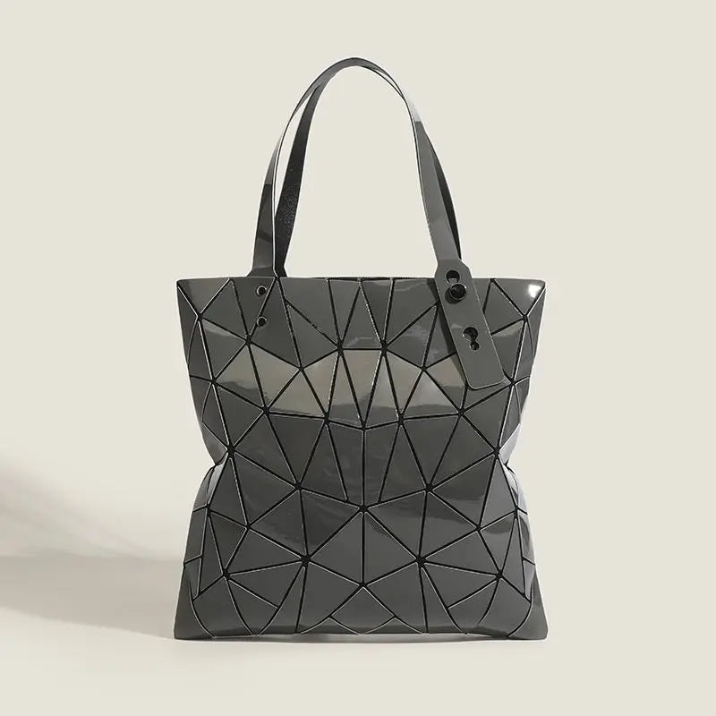 Luminous Bag Reflective Geometric Bags for Women 2024 Quilted Shoulder Bags Totes Female Handbags Bolsa Feminina Sac À Main