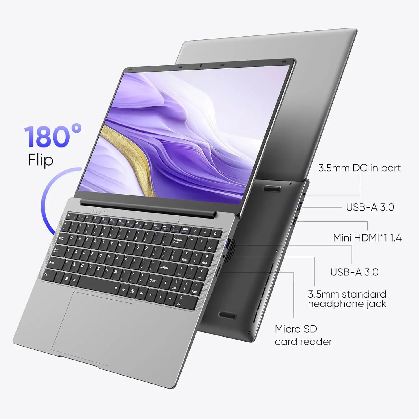 2026 Laptop Core I7 9850H A3950 Portable Laptops Windows 11 Pro 16GB RAM 1TB SSD 1920*1080 HD PC Gaming Computer Notebook Gamer