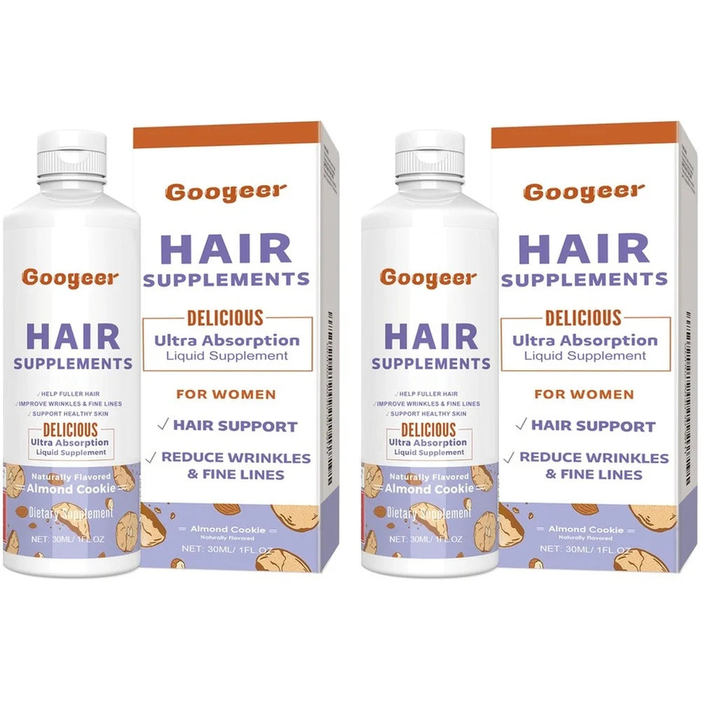 Hair Supplements Drops with Rosemary Oil Extract Ultra Absorption for Hair Support and Reduce Wrinkles & Fine Lines 30 ML