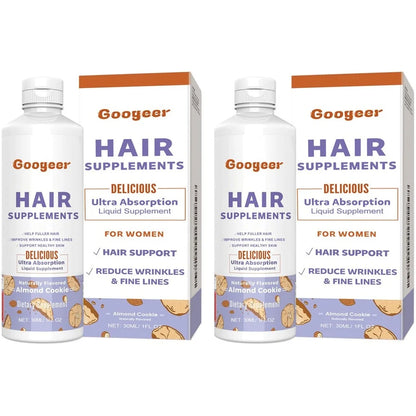 Hair Supplements Drops with Rosemary Oil Extract Ultra Absorption for Hair Support and Reduce Wrinkles & Fine Lines 30 ML