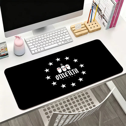 Singer O-OmertaS 47 Mouse Pad Square Office Gaming Desk Mat Waterproof Non-Slip Rubber Decorative