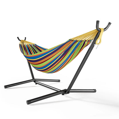 Hammock with Stand for Outside | 600 lbs, Carring Package, for 2-Person Outside Patio