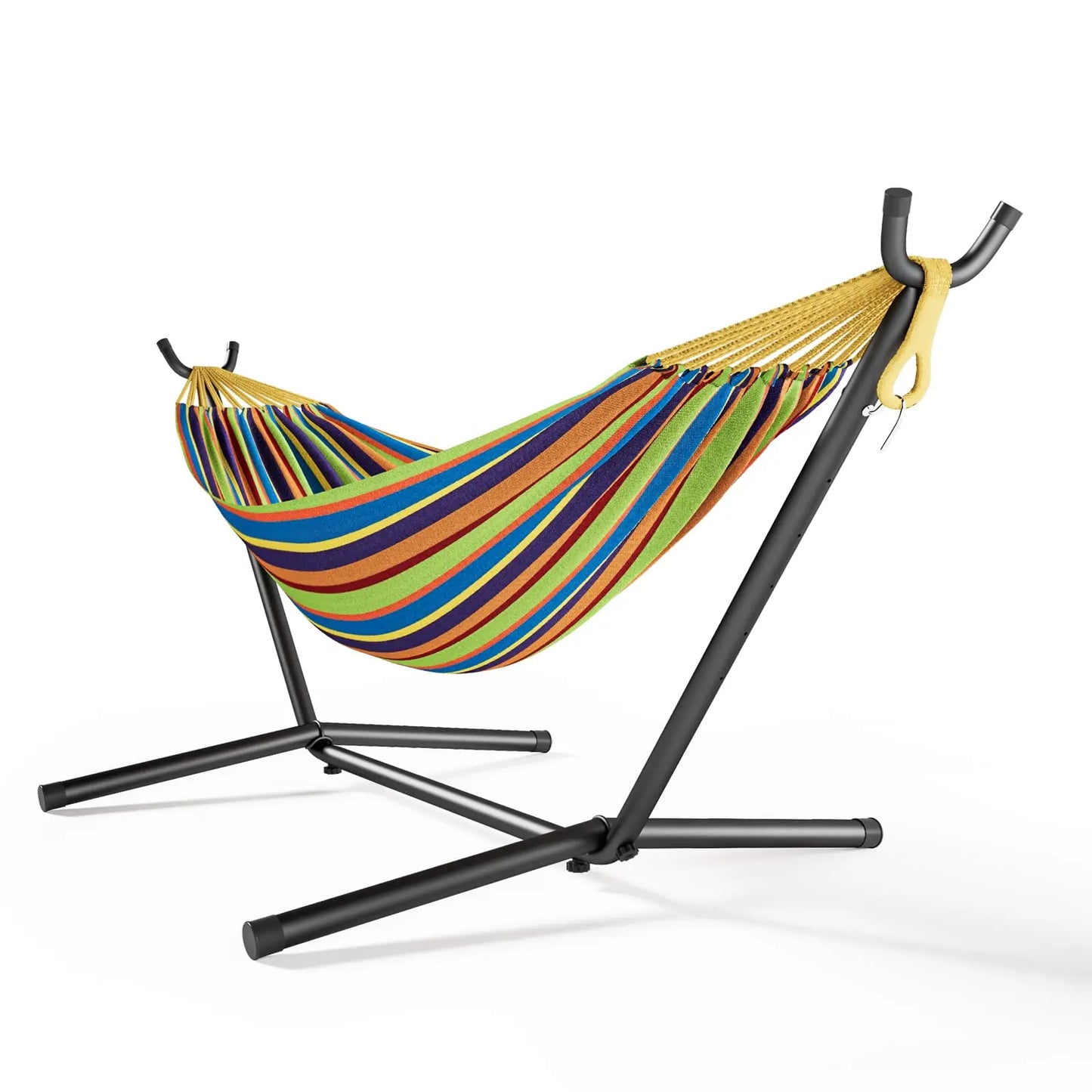 Hammock with Stand for Outside | 600 lbs, Carring Package, for 2-Person Outside Patio