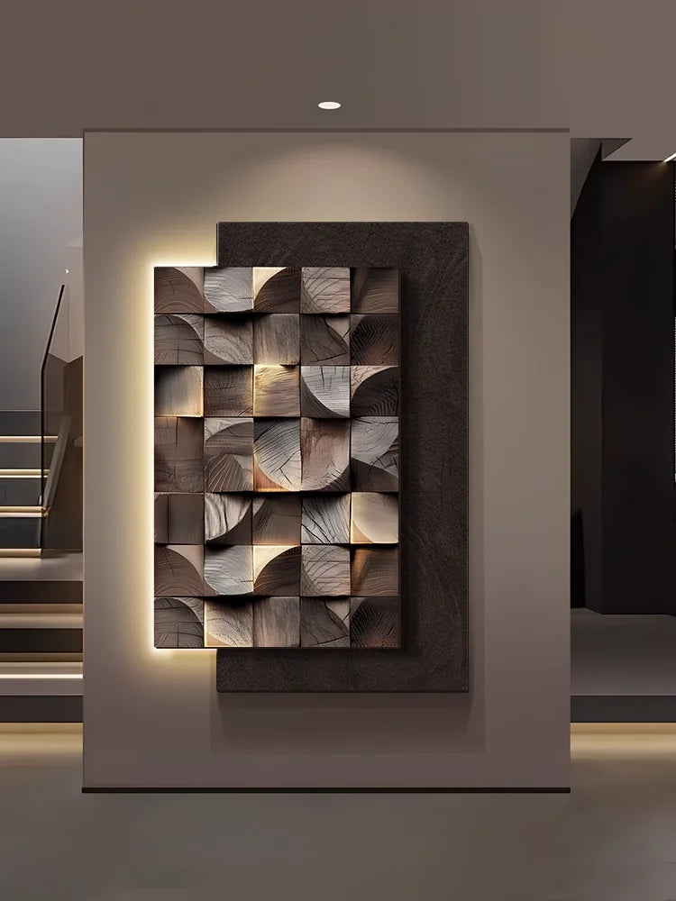 Led Geometric Wall Lamp Italy Designer Square Mounted Sconce For Living Room Resturant Background Wall Decoration Hall Way Light