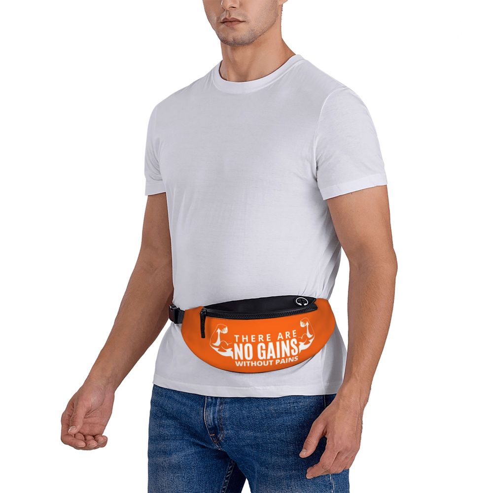 Powerhouse Gym Fanny Bag Custom Bodybuilders Fitness Crossbody Waist Pack Men Women Cycling Camping Phone Money Pouch