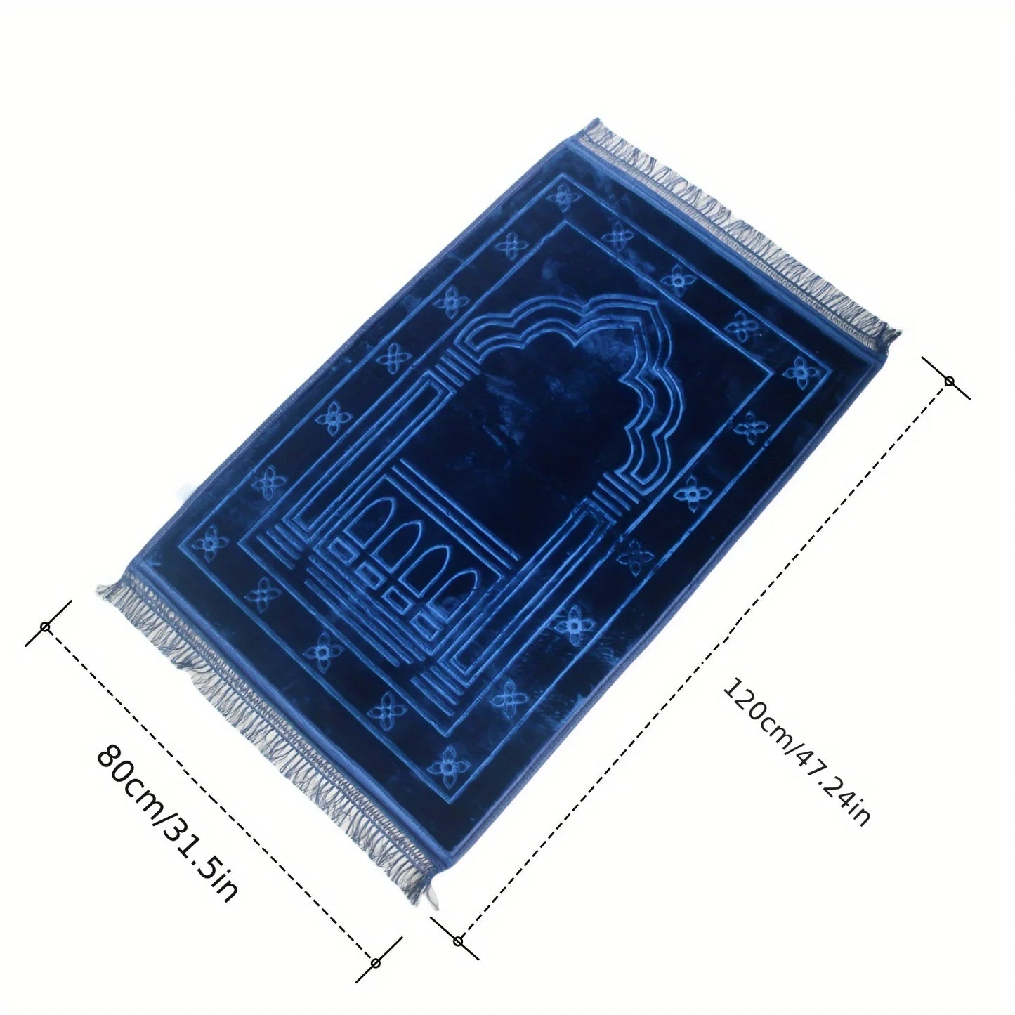 VIKAMA Women's Prayer Decor Islamic Style Carpet - Suitable for Muslim Prayer Mats, Living Room, Bedroom. Can Be Carried Around.